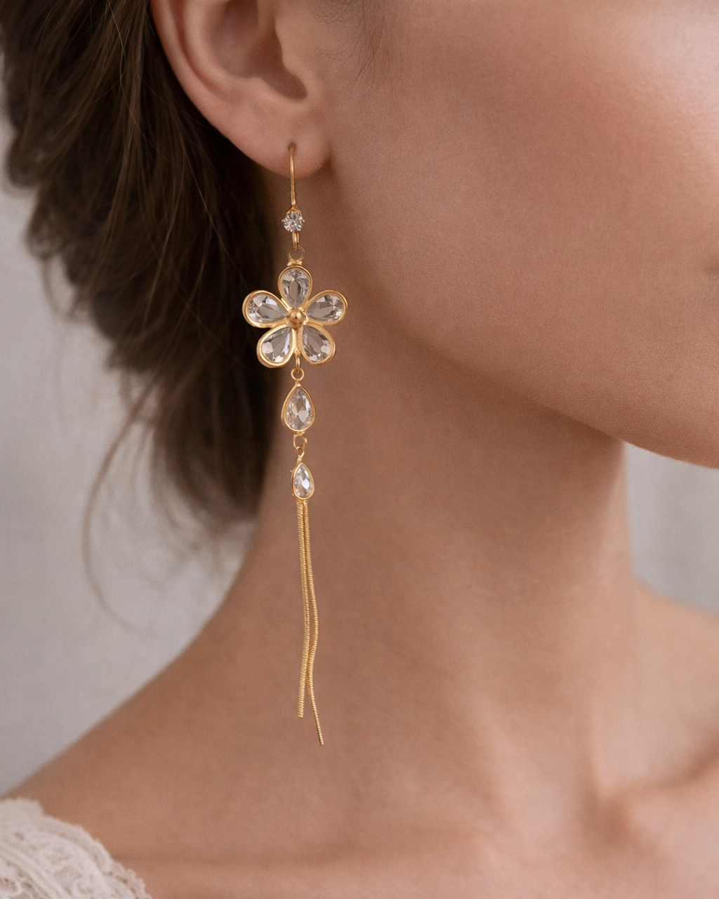 Flora Tassel Earring