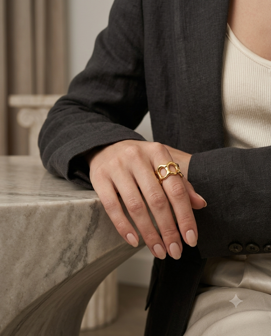 The Aura Organic Cut-Out Ring