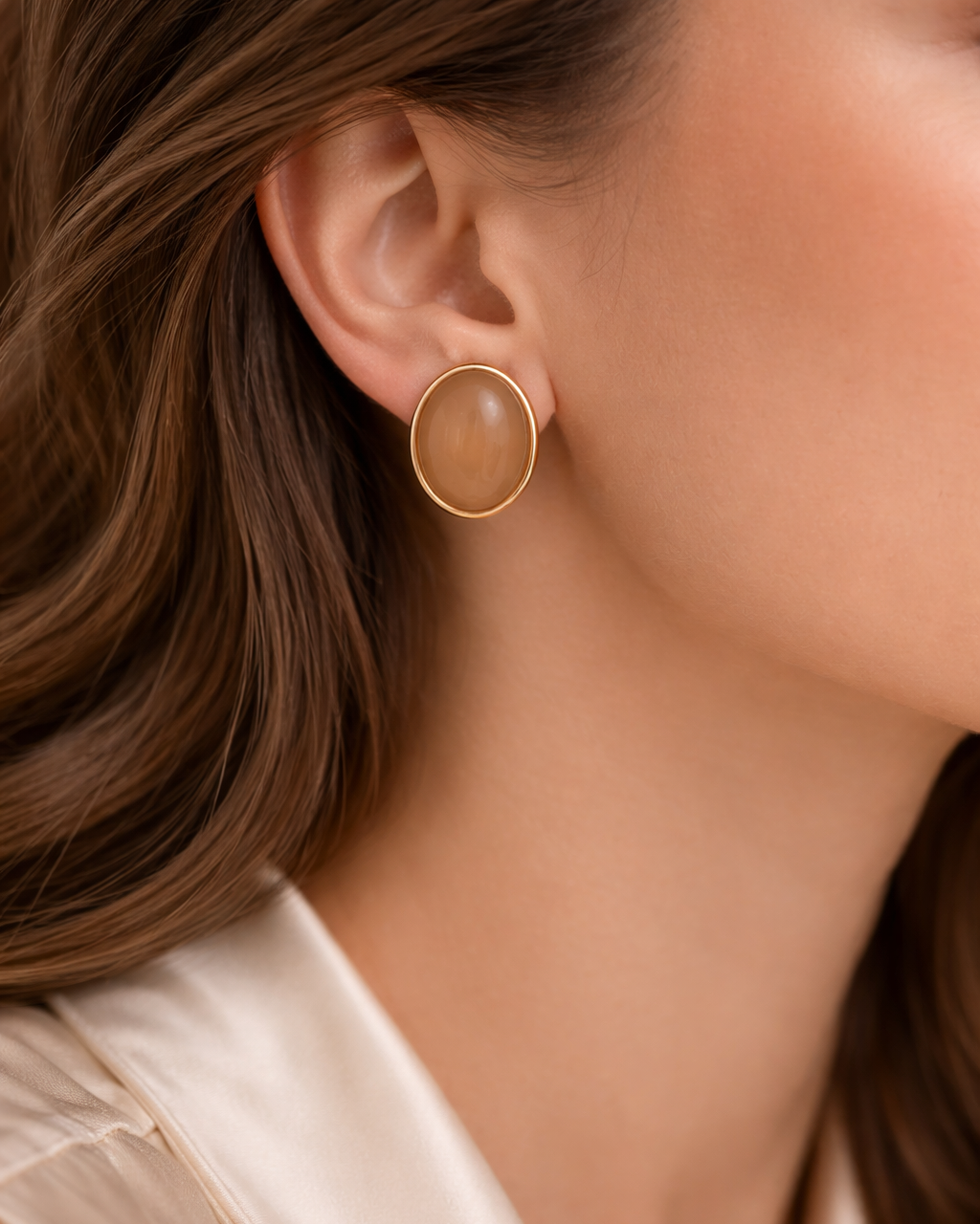 Sandglow Cabochon Studs