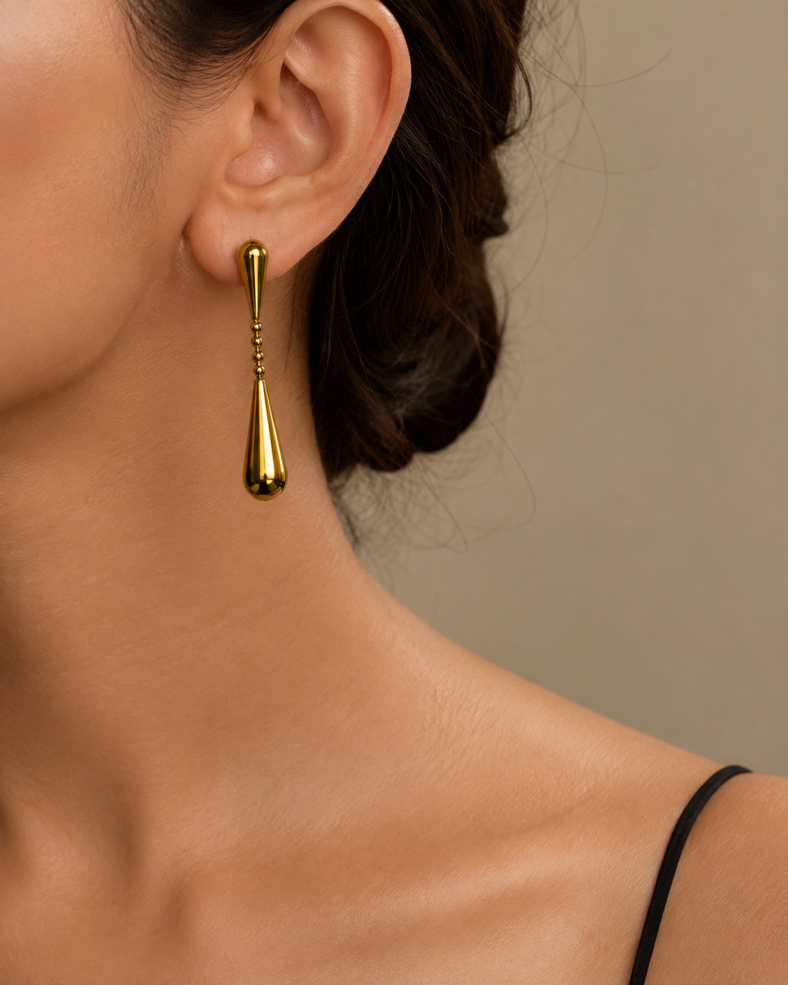 Eternal Elongated Teardrop Earrings