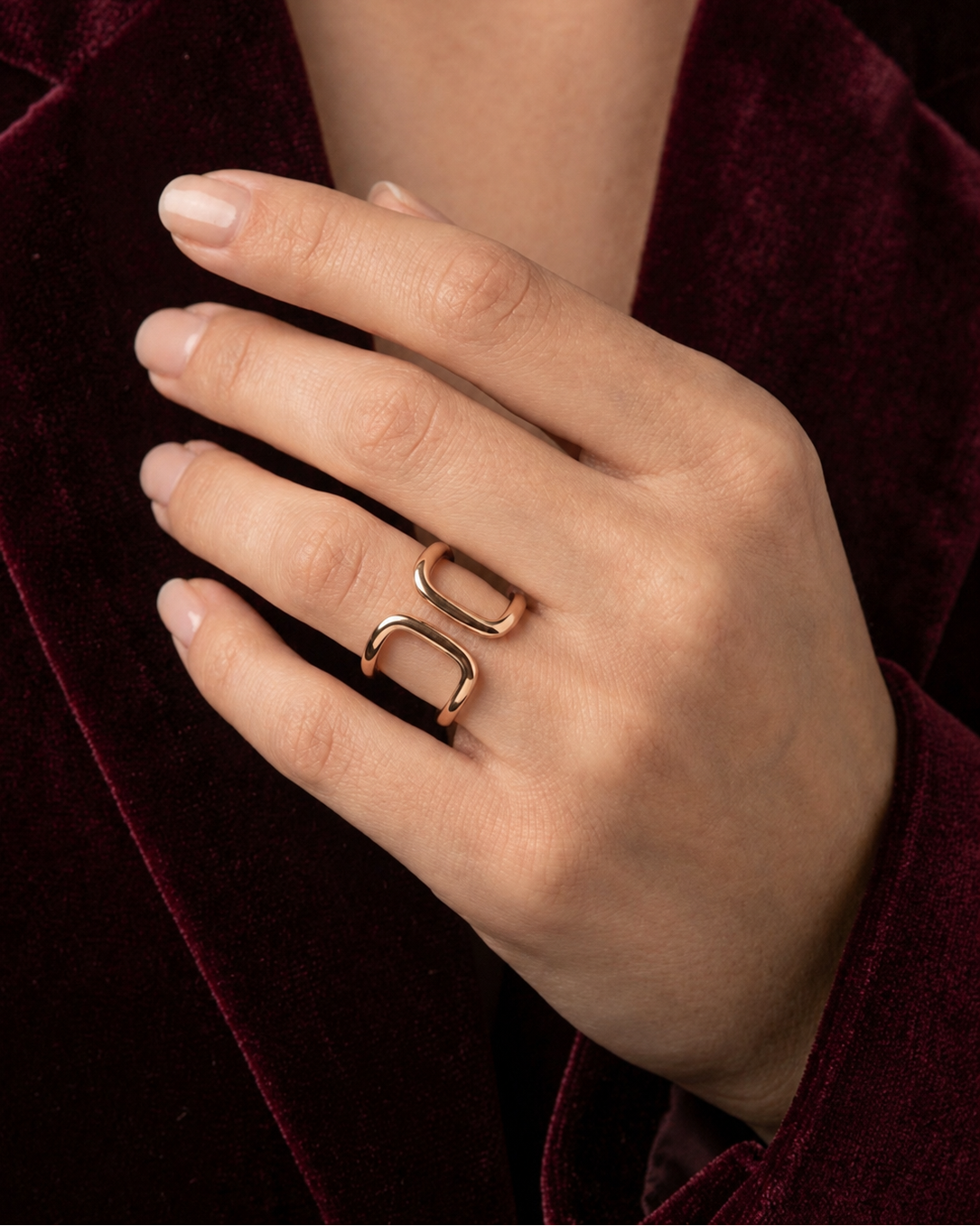 Contour Cuff Ring