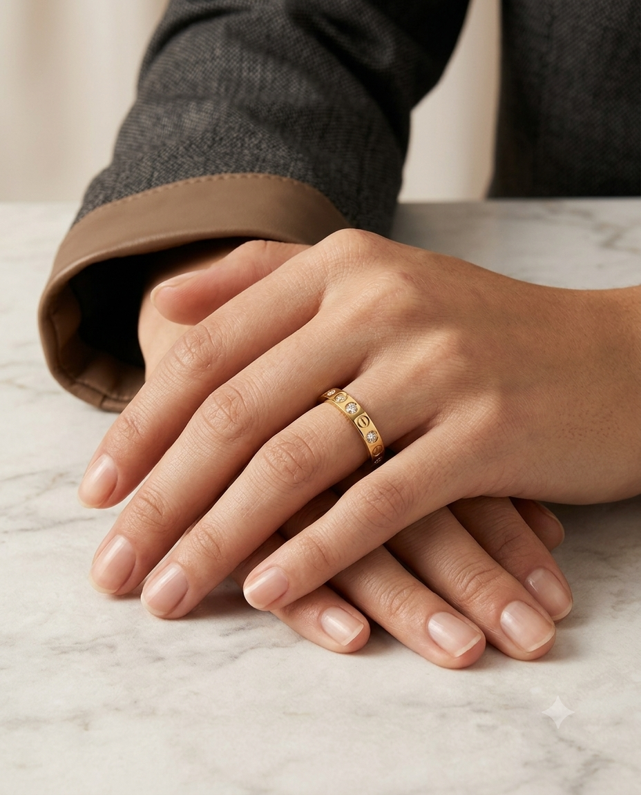 The Eternal Bond Crystal Band Ring
