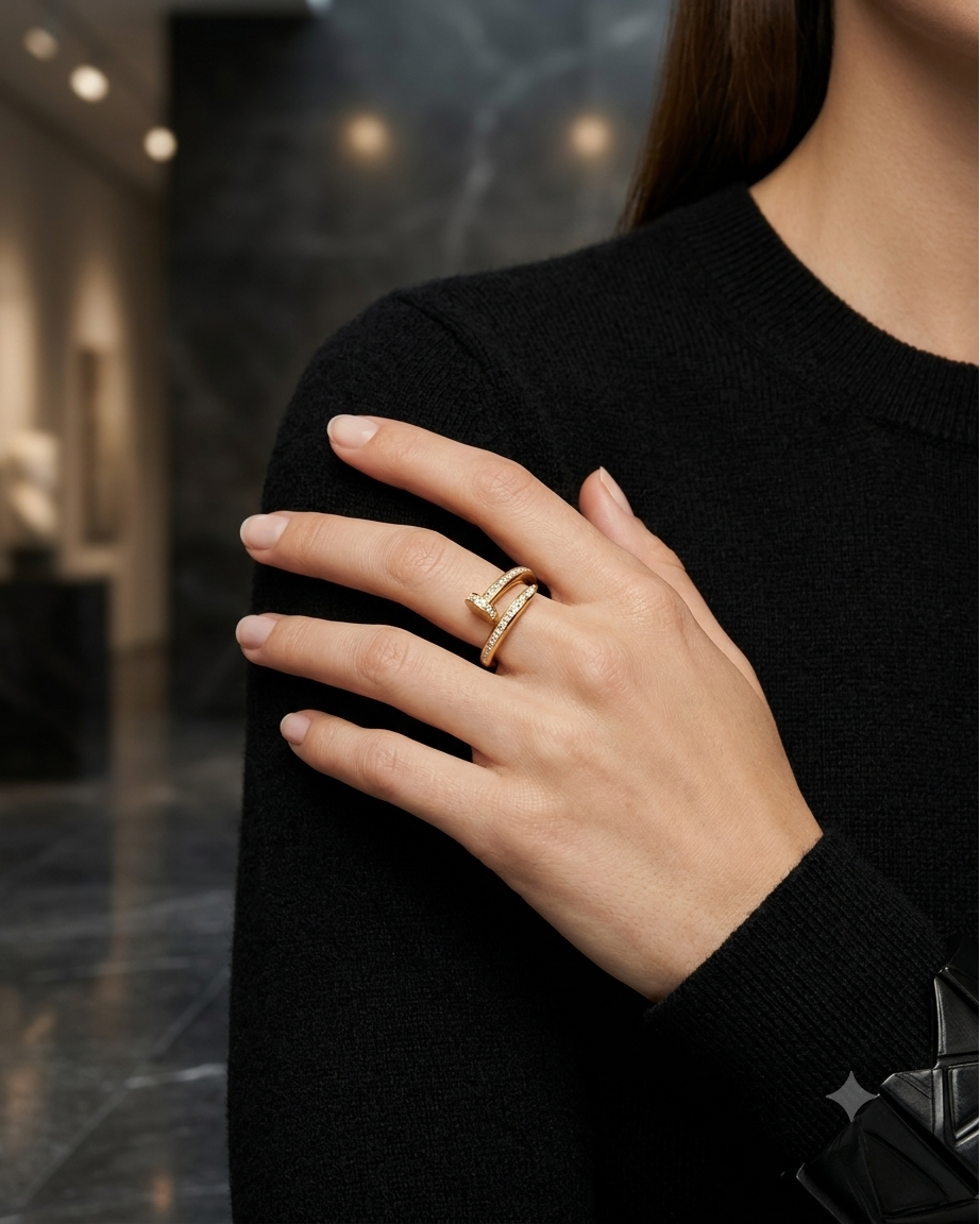 The Luxe Nail Accent Ring
