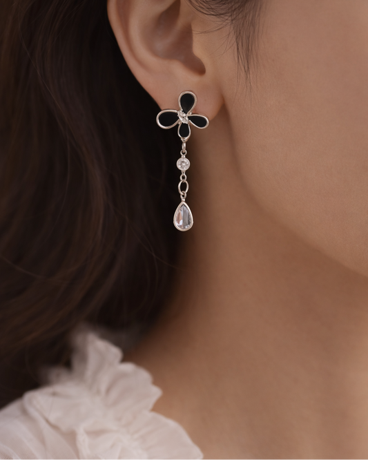 Noir Bloom Earrings
