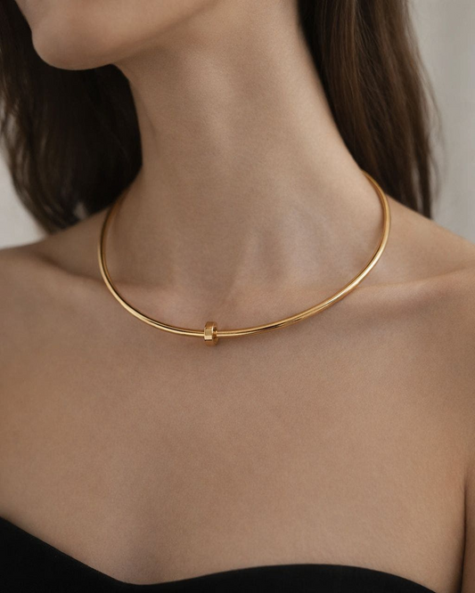 Orbis Nail Collar Necklace