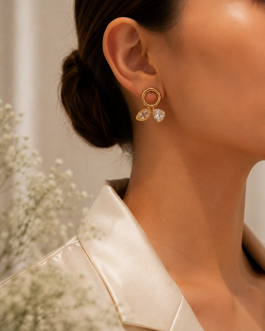 Aura Blossom Drop Earrings
