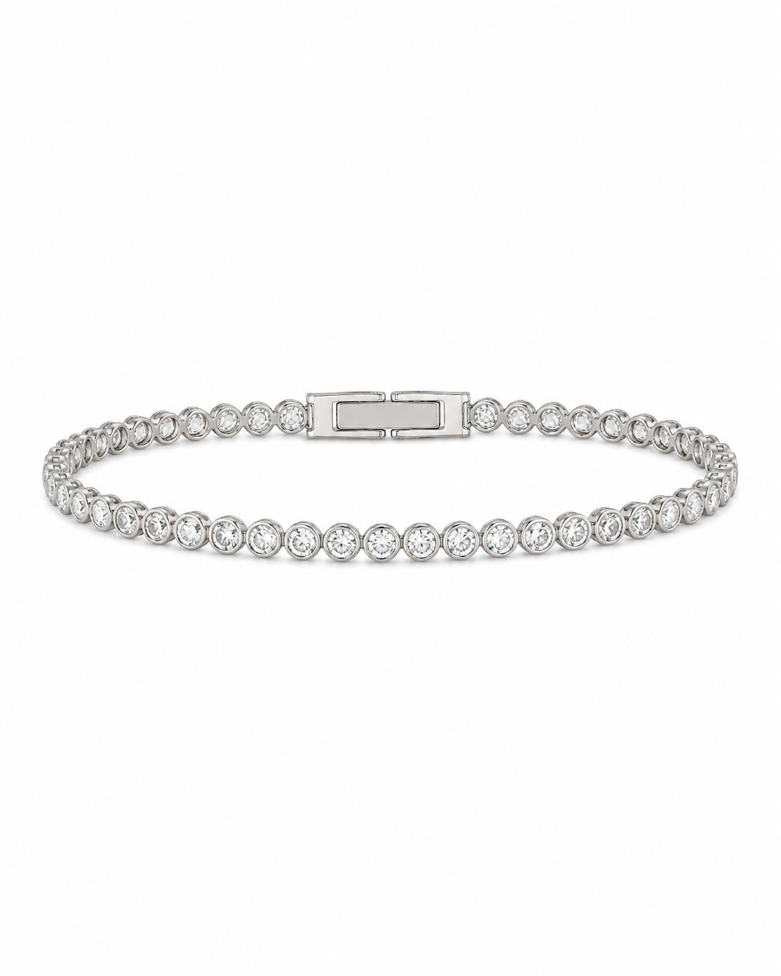 Classic Solitaire Zirconia Tennis Bracelet