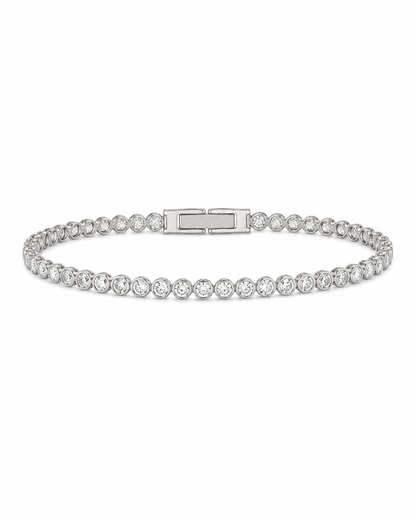 Classic Solitaire Zirconia Tennis Bracelet