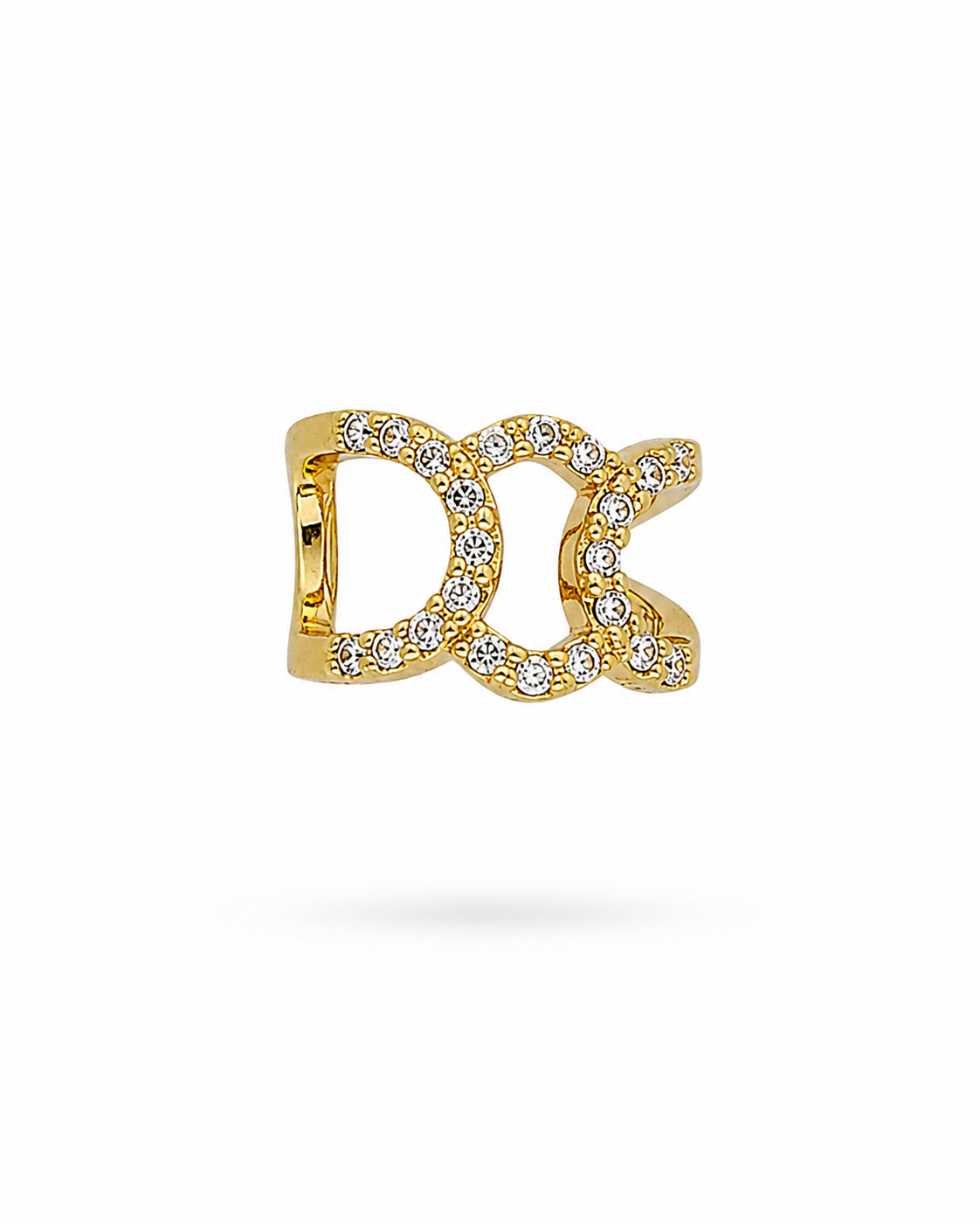 Sparkling Chain-Link Gold Ear Cuff (No Piercing Required)