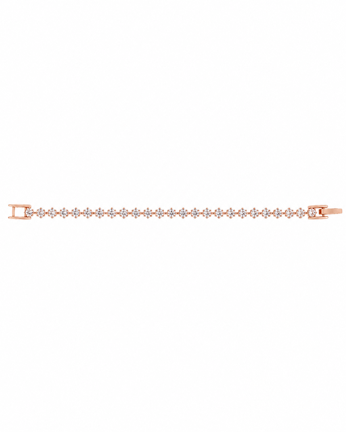 Sparkling Zig-Zag Solitaire Tennis Bracelet