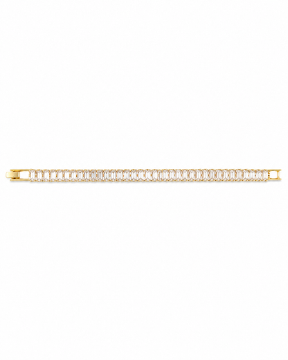 Modern Elegance Baguette Cut Tennis Bracelet