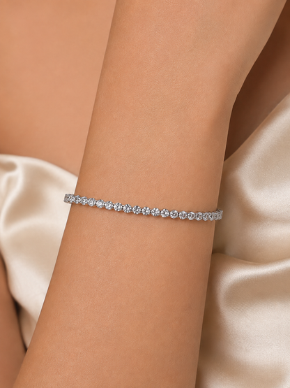Classic Solitaire Zirconia Tennis Bracelet