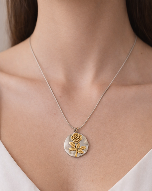 The Heirloom Rose Emblem Necklace