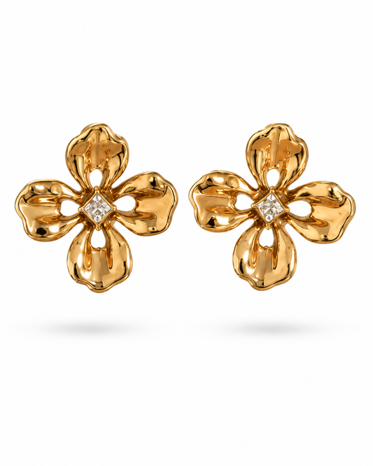 The Crystal Core Bloom Studs