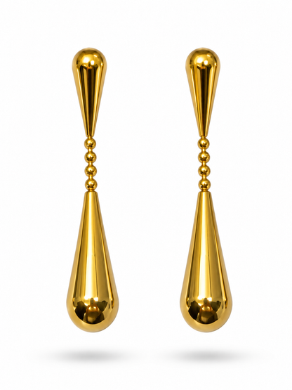 Eternal Elongated Teardrop Earrings