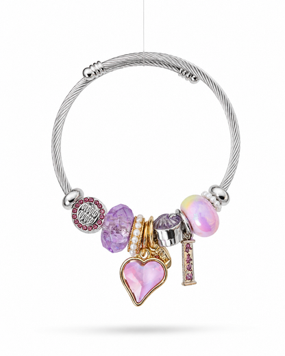 Dreamy Heart & Shell Charm Pandora