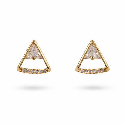 Triangle Studded Earrings