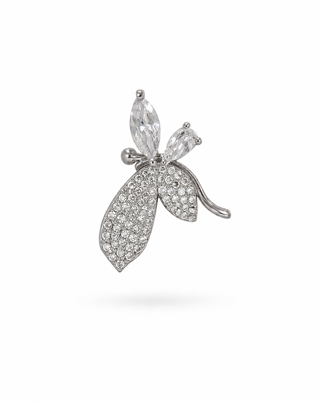 Enchanted Butterfly Zircon Ear Cuff
