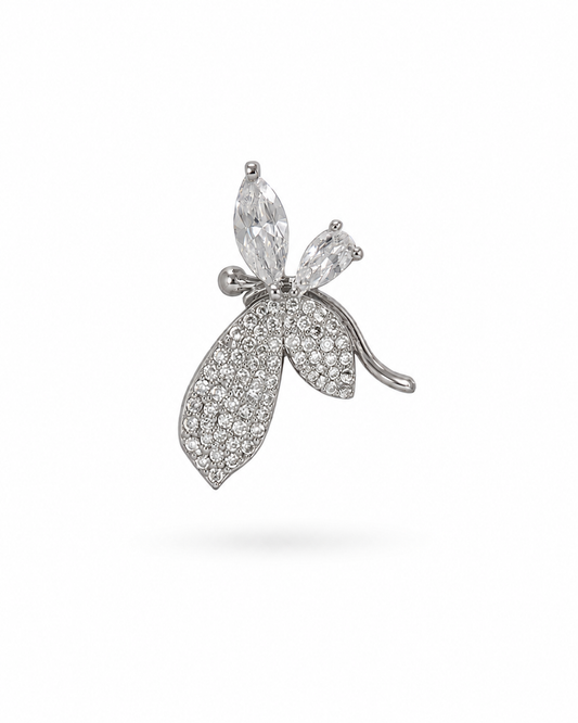 Enchanted Butterfly Zircon Ear Cuff